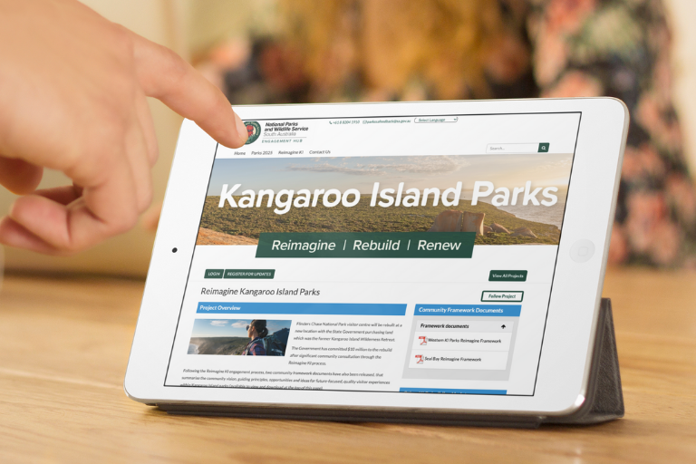 The SA Government is using Engagement Hub to help Reimagine Kangaroo Island with their Stakeholders