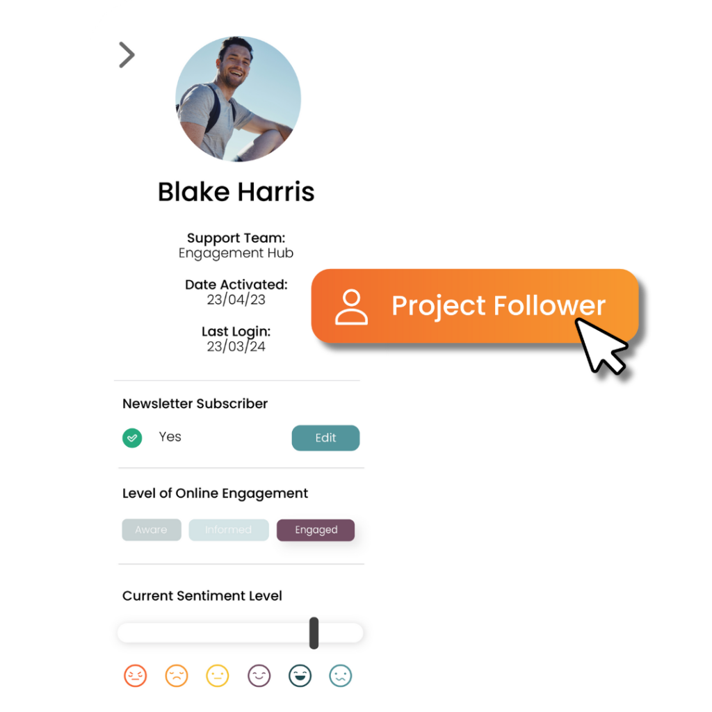 online stakeholder profiles